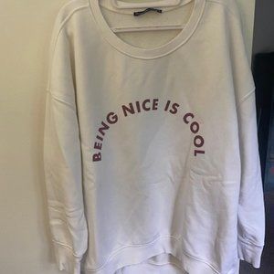 Abercrombie & Fitch Being Nice is Cool Sweatshirt